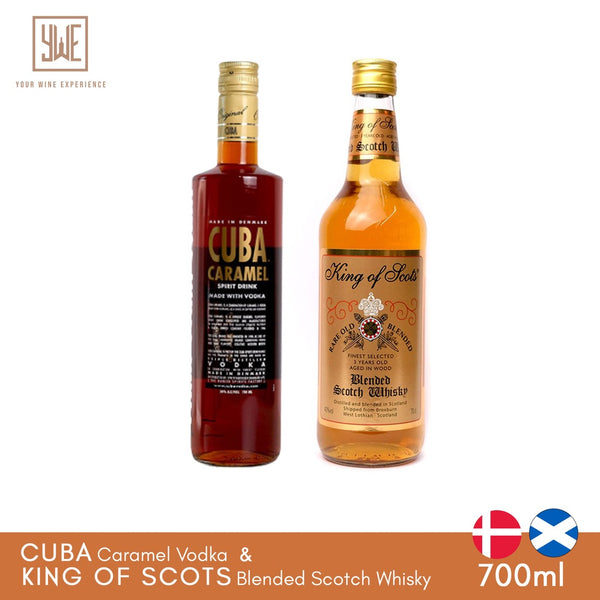 Cuba Caramel Vodka & King of Scots Blended Scotch Whisky