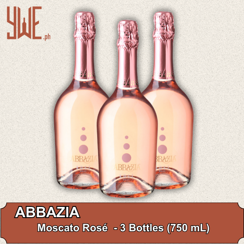 Abbazia Moscato Rosé Dolce (Pack of 3) 750mL